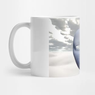 Mask in cloudy sky Mug